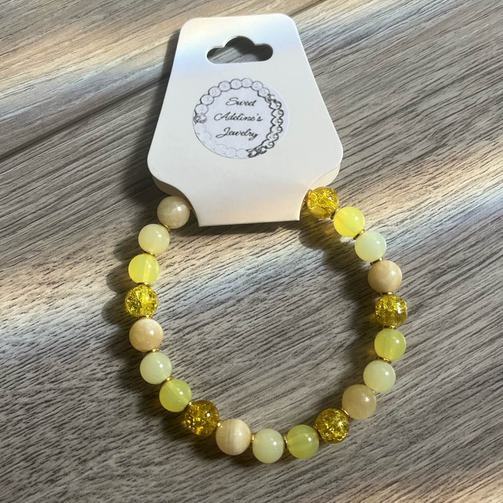 Honey Calcite Gemstone Bracelet